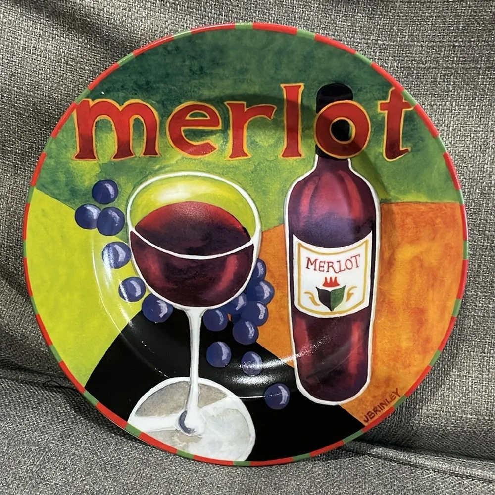 Cypress Home Merlot Pinot Noir Cabernet Shiraz Wine Plates